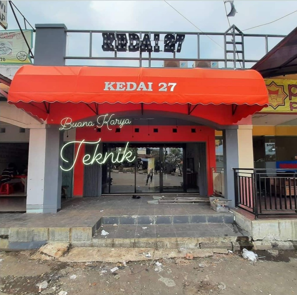 Kanopi Kain Minimalis BSD