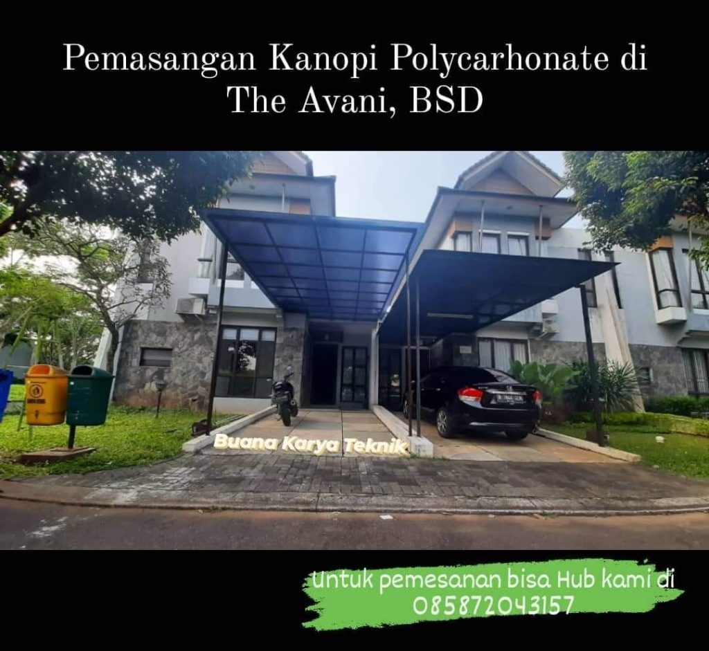 Kanopi Polycarbonate The Avani BSD 1024x941